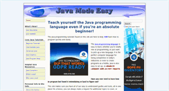 Desktop Screenshot of java-made-easy.com